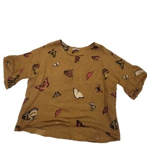 Vintage Butterfly Viola Borghi Top